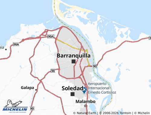 Mappa MICHELIN San Isidro - ViaMichelin