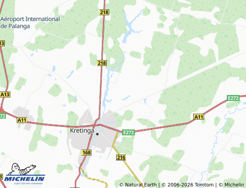 Mappa MICHELIN Tinteliai - ViaMichelin