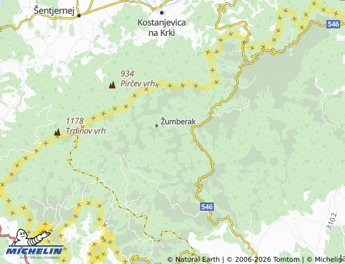 Kaart MICHELIN Tomaševci - ViaMichelin