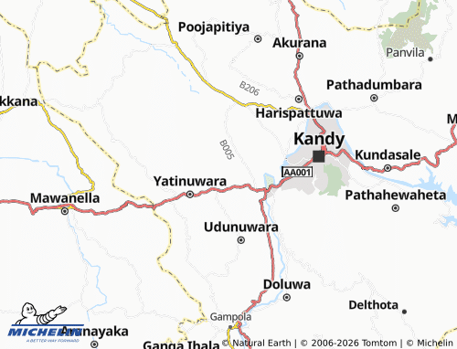 MICHELIN Moladanda map - ViaMichelin