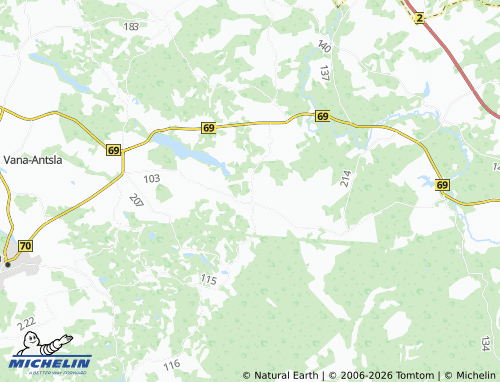 Mapa MICHELIN Haava - ViaMichelin
