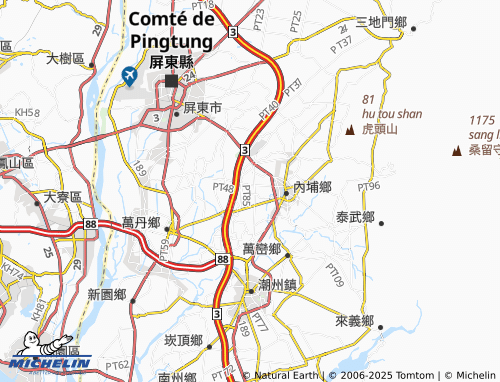 Carte MICHELIN lao bei shi - ViaMichelin