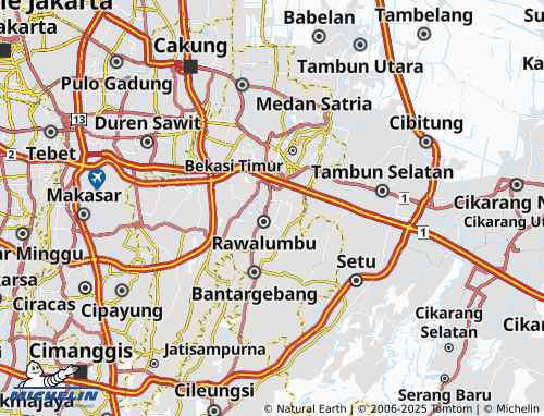 Carte MICHELIN Bojong Rawalumbu - ViaMichelin