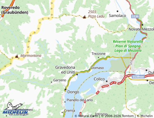 MICHELIN Livo map - ViaMichelin