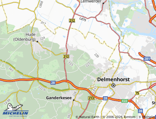 MICHELIN Rethorn map - ViaMichelin