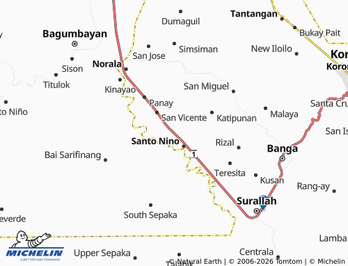 MICHELIN Manuel Roxas map - ViaMichelin