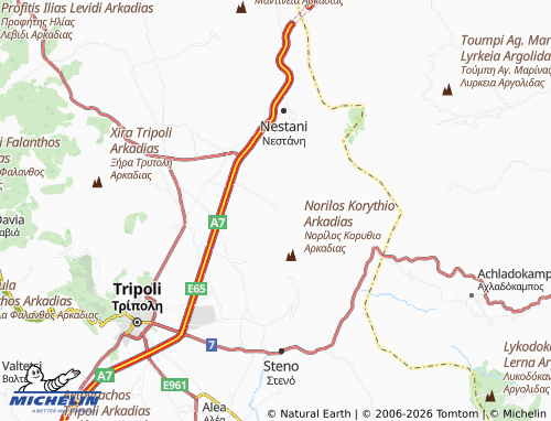 Mapa MICHELIN Loukas - ViaMichelin