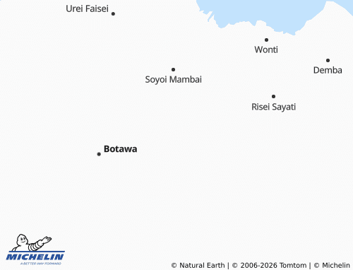 Mappa MICHELIN Woinui - ViaMichelin