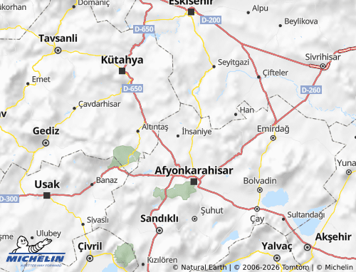 Mappa MICHELIN İhsaniye - ViaMichelin