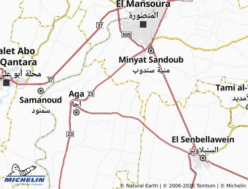 Mapa MICHELIN Shubra al-Bahou - ViaMichelin