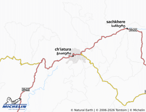 Carte MICHELIN ch'iatura - ViaMichelin