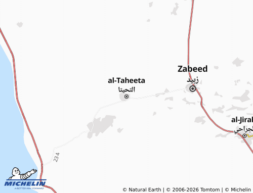 Mappa MICHELIN al-Taheeta - ViaMichelin