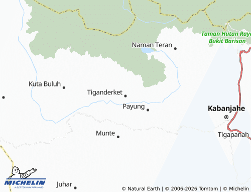 MICHELIN Tiganderket map - ViaMichelin