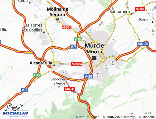 MICHELIN-Landkarte Rincón de la Seca - ViaMichelin
