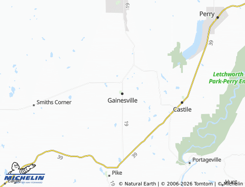 Mapa MICHELIN Gainesville - ViaMichelin