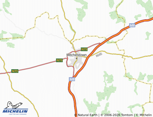 Kaart MICHELIN Mitchelstown - ViaMichelin