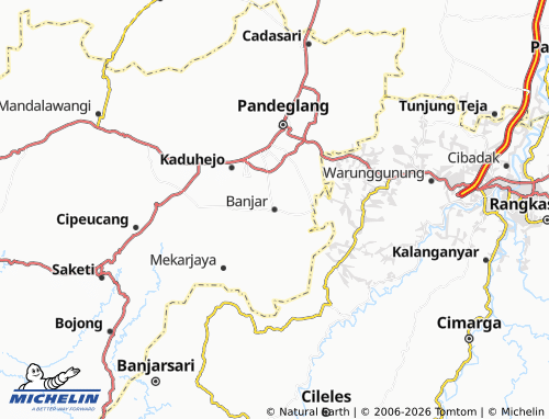 Kaart MICHELIN Banjar - ViaMichelin