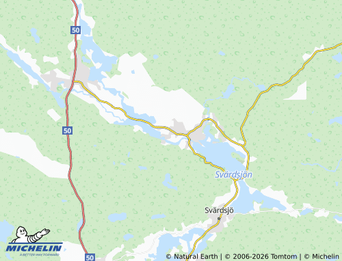 MICHELIN-Landkarte Linghed - ViaMichelin