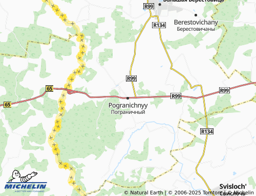 MICHELIN Pogranichnyy map - ViaMichelin