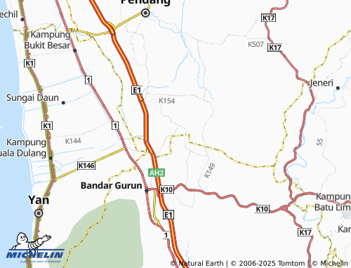 MICHELIN-Landkarte Kampung Pokok Tai - ViaMichelin