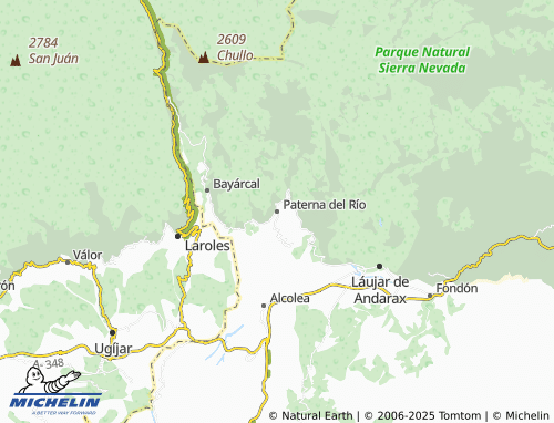 MICHELIN Paterna del Río map - ViaMichelin