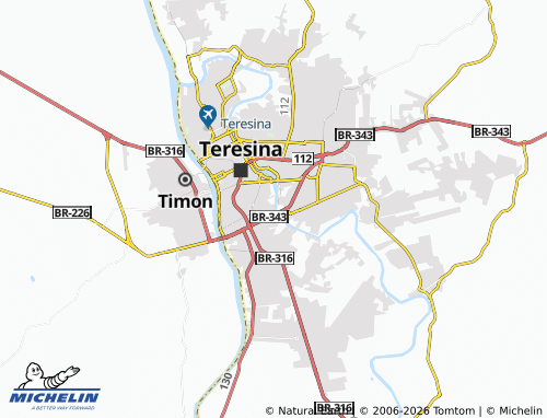 MICHELIN Três Andares map - ViaMichelin