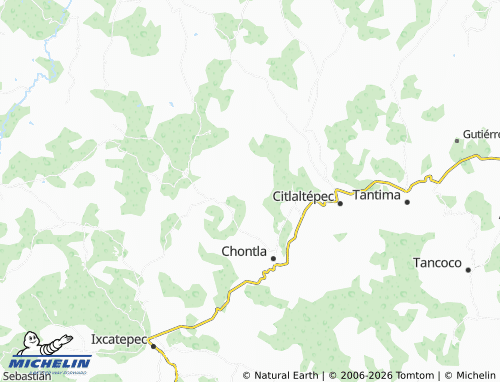 Mapa MICHELIN Palo de Rosa - ViaMichelin