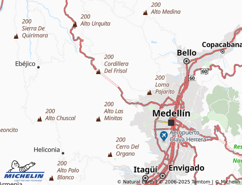 MICHELIN Suburbano La Cuchilla map - ViaMichelin