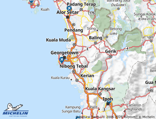 MICHELIN Kulim map - ViaMichelin