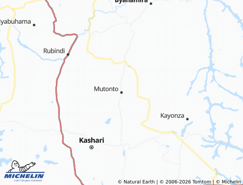 MICHELIN Mutonto map - ViaMichelin