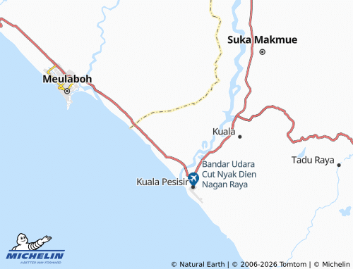 Mapa MICHELIN Kuala Baro - ViaMichelin