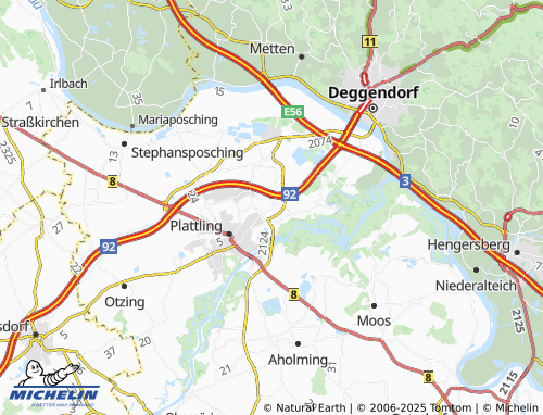 MICHELIN Pankofen map - ViaMichelin