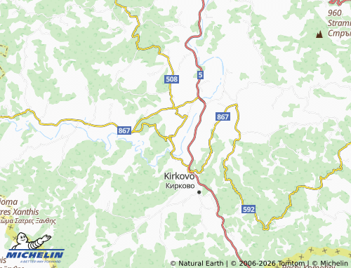 MICHELIN Fotinovo map - ViaMichelin