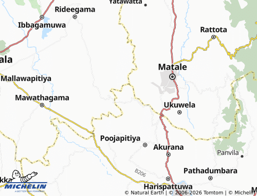 MICHELIN Egodamulla South map - ViaMichelin