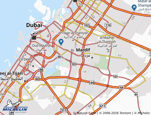 MICHELIN Al Rashidiya map - ViaMichelin