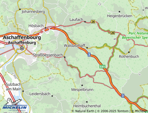 Carte MICHELIN Waldmichelbach - ViaMichelin