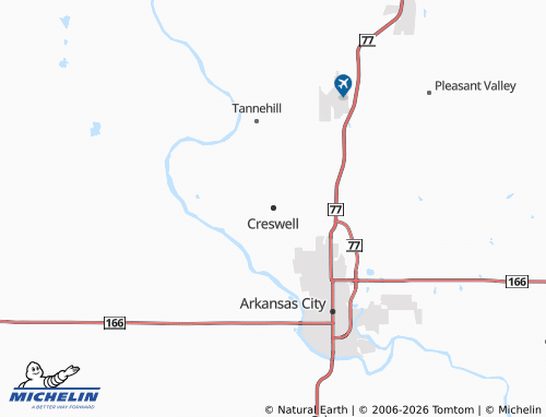 Kaart MICHELIN Creswell - ViaMichelin