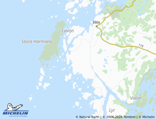 Carte MICHELIN Slätterna - ViaMichelin