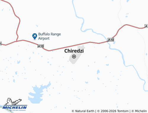 Carte MICHELIN Chiredzi - ViaMichelin