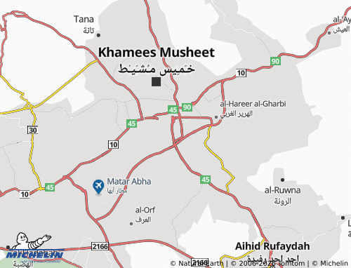 MICHELIN-Landkarte al-Muthanah - ViaMichelin