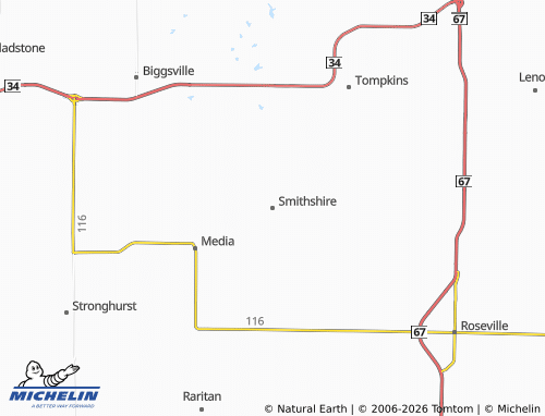 Mappa MICHELIN Smithshire - ViaMichelin