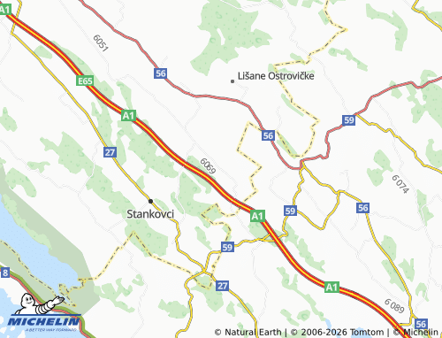 MICHELIN-Landkarte Prović - ViaMichelin