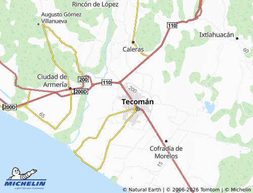 MICHELIN Oroflor map - ViaMichelin