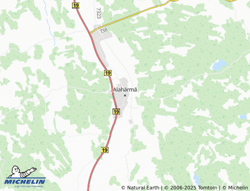 MICHELIN Alahärmä map - ViaMichelin