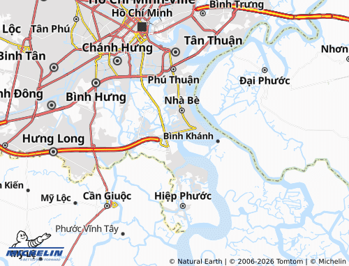 Mapa MICHELIN Nhà Bè - ViaMichelin