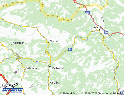 Mapa MICHELIN Gradinje - ViaMichelin