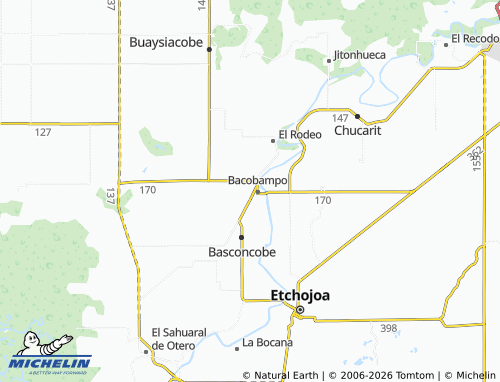 MICHELIN Federico Zazueta map - ViaMichelin