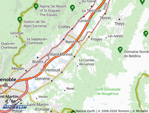 MICHELIN Villard-Bonnot map - ViaMichelin