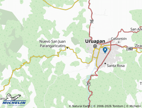 Mapa MICHELIN Arandín - ViaMichelin