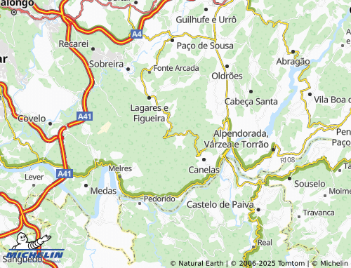 MICHELIN Capela map - ViaMichelin
